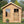 Load image into Gallery viewer, chalet summer house close up front view
