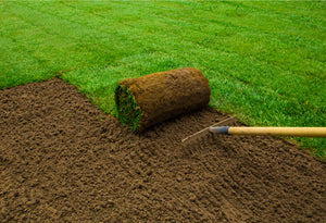 Preparing Top Soil For Turfing a New Lawn. Topsoil for Seeding and Turfing