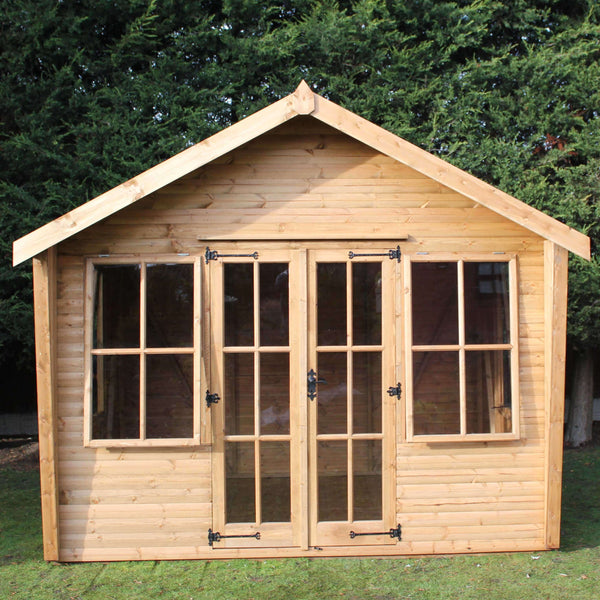 Alpine Wing Summer House close up view